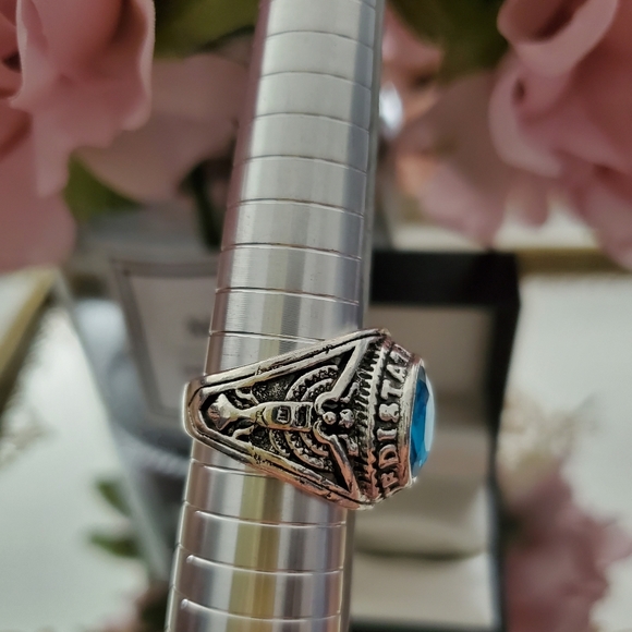 💎Gorgeous crystal sky blue gemstone ring - Picture 5 of 5